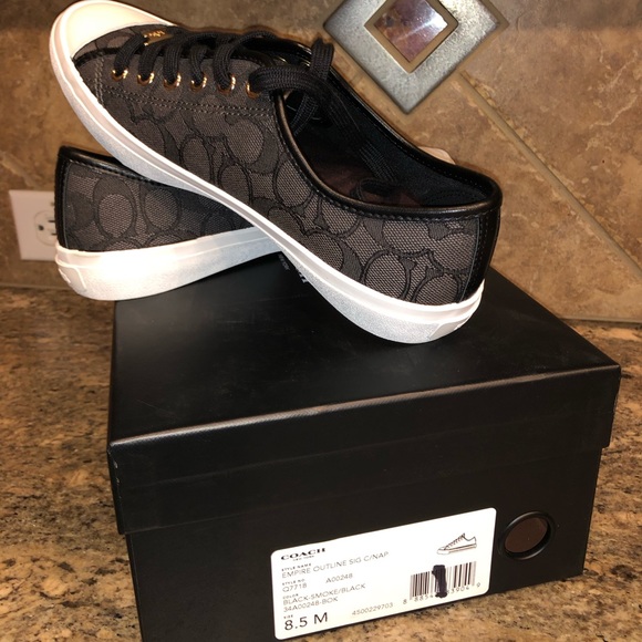 Coach Shoes - Signature Coach Empire Outline Sneakers!